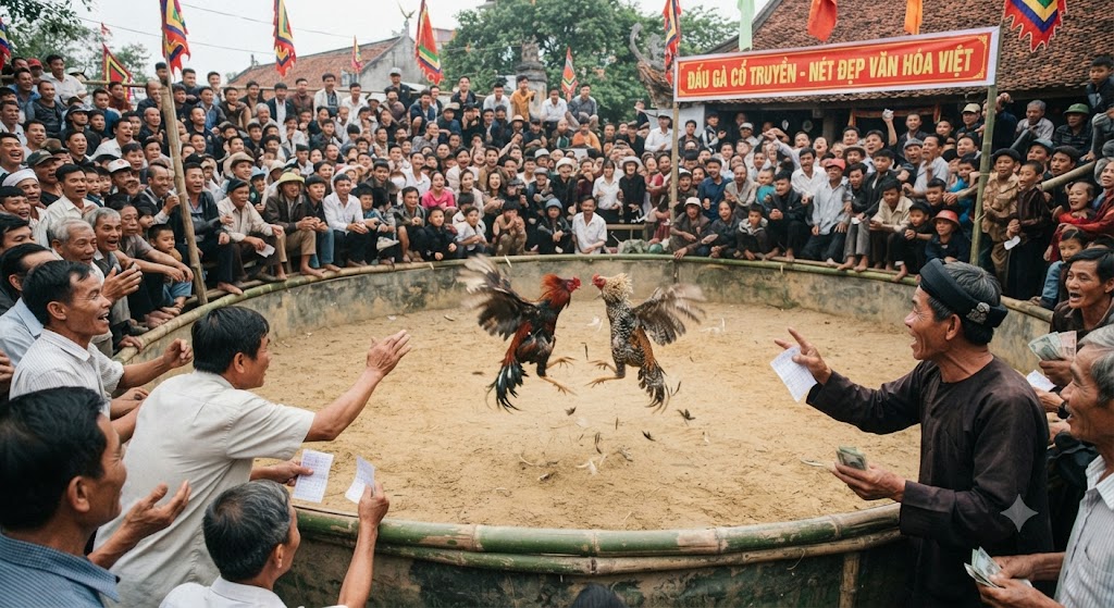 đấu gà tại chỗ