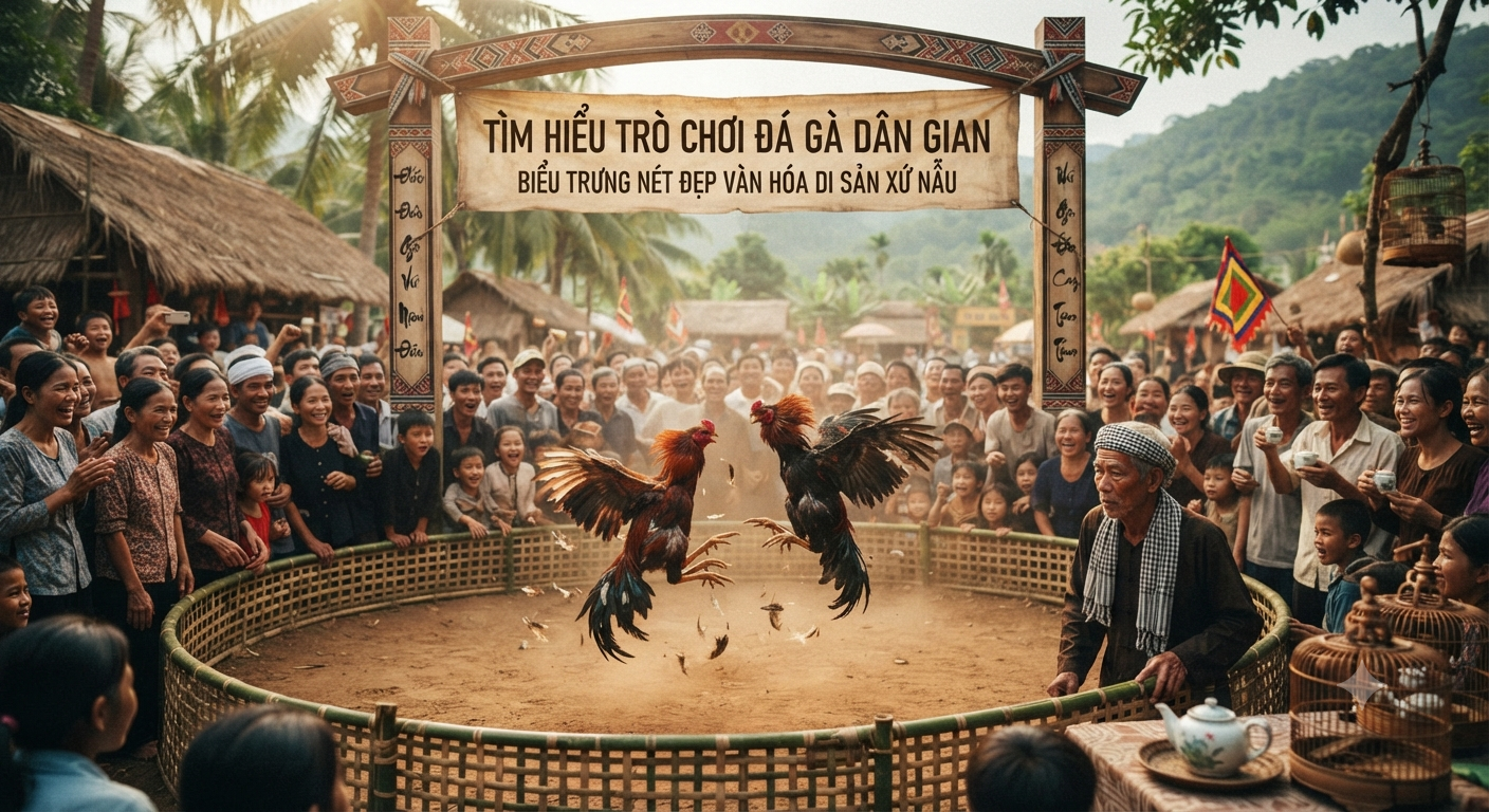 trò chơi đá gà dân gian